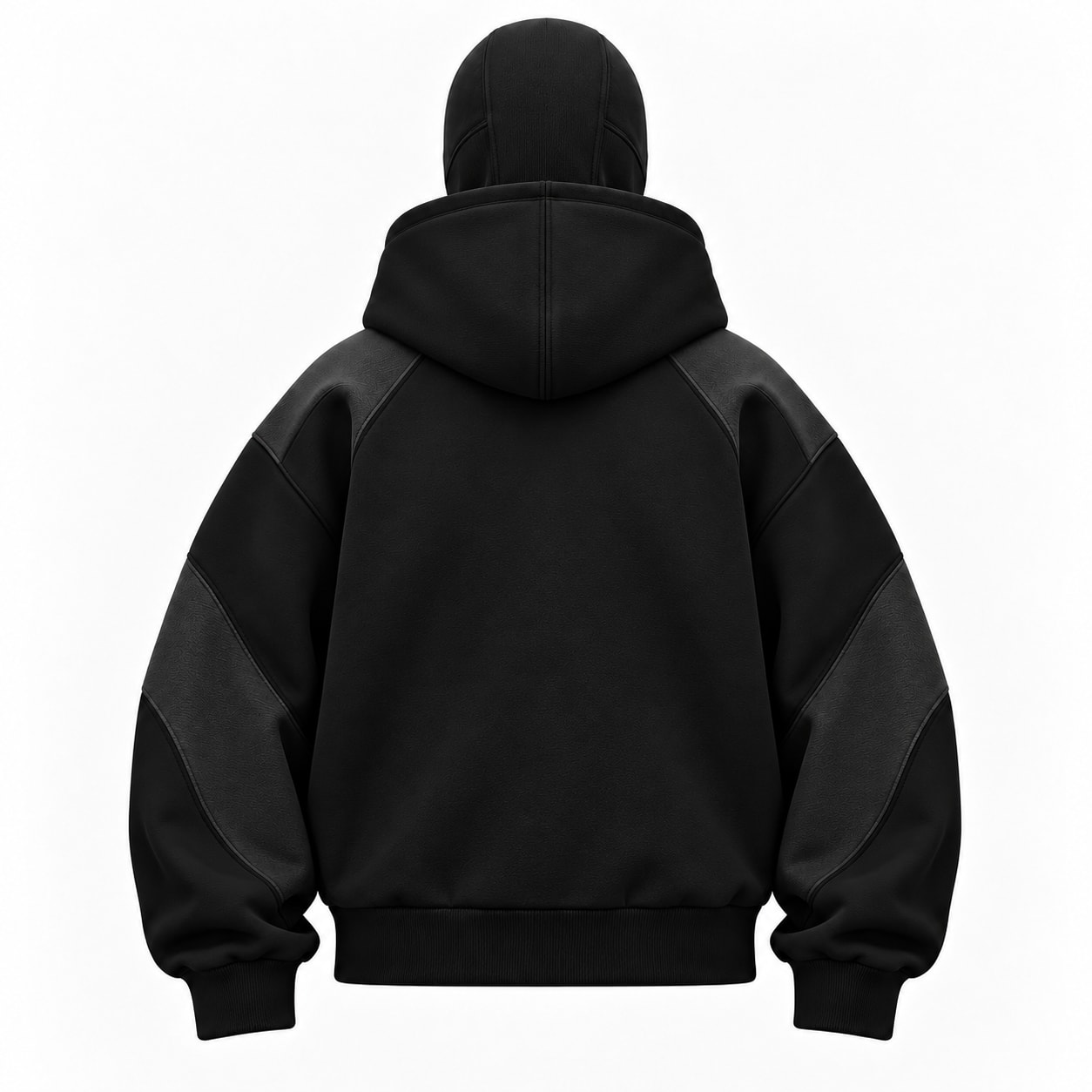 Custom Balaclava Full-Zip Streetwear Hoodie | OEM Private Label