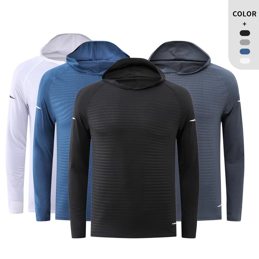 Athletic Gym Training Hoodie Long