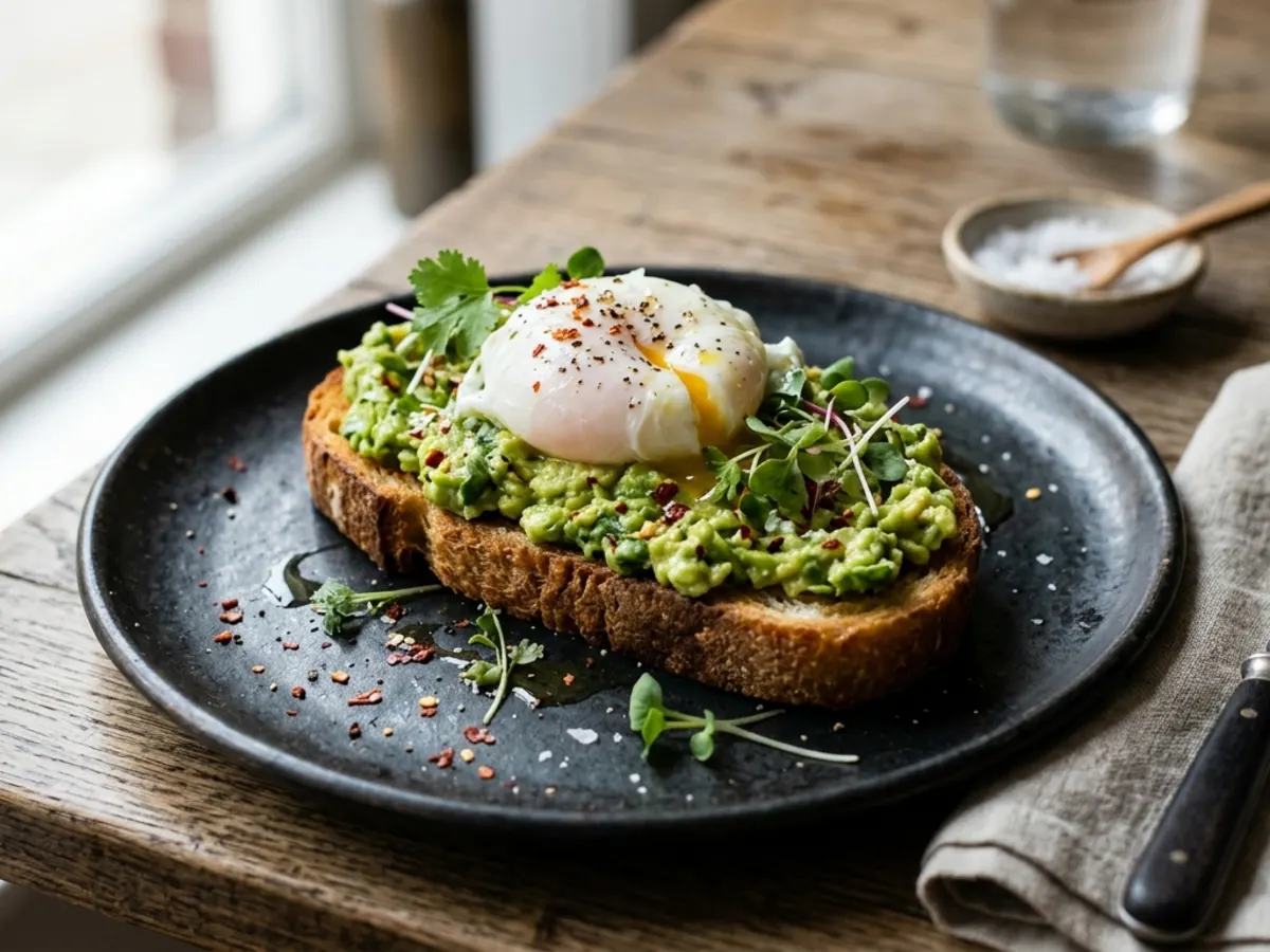 Avocado Toast with Poached Egg