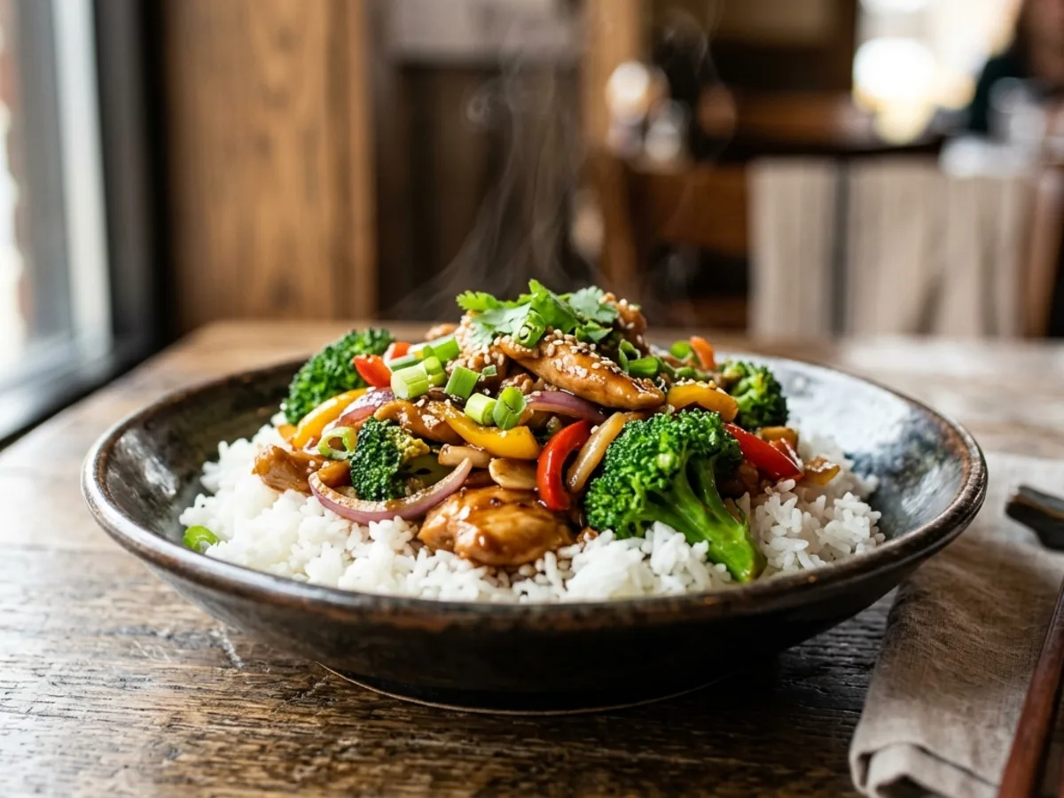 Chicken Stir Fry with Broccoli and Oyster Sauce