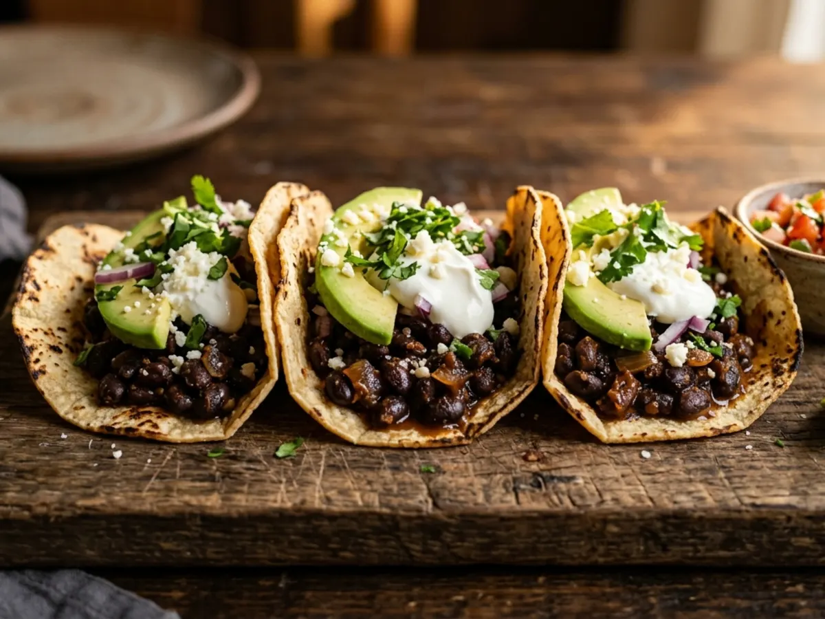 Smoky Black Bean Tacos