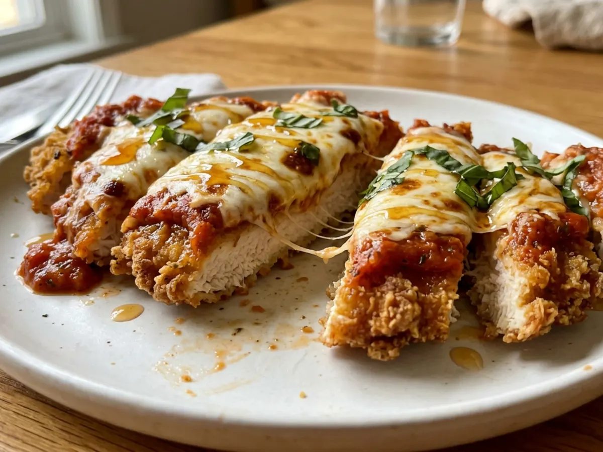 Hot Honey Chicken Parmesan