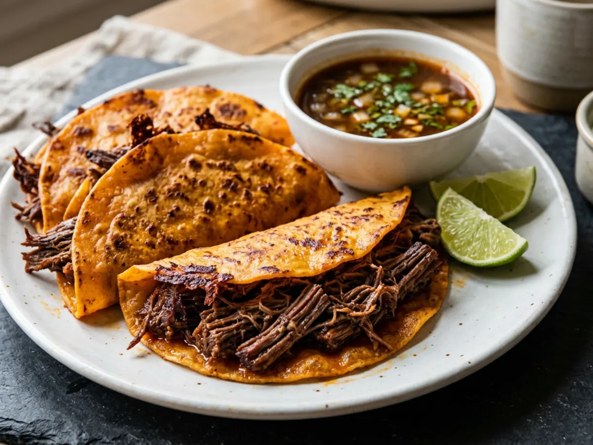 Birria-Style Beef Tacos