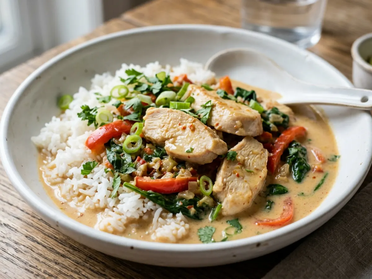 Lemongrass Coconut Chicken Curry