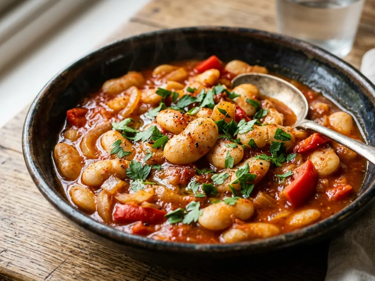 Smoky Butter Bean Tomato Stew
