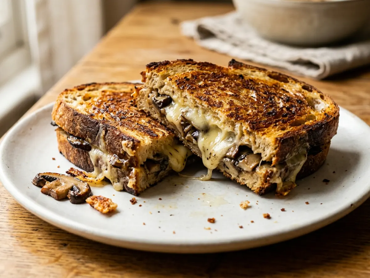 Truffle Mushroom Grilled Cheese