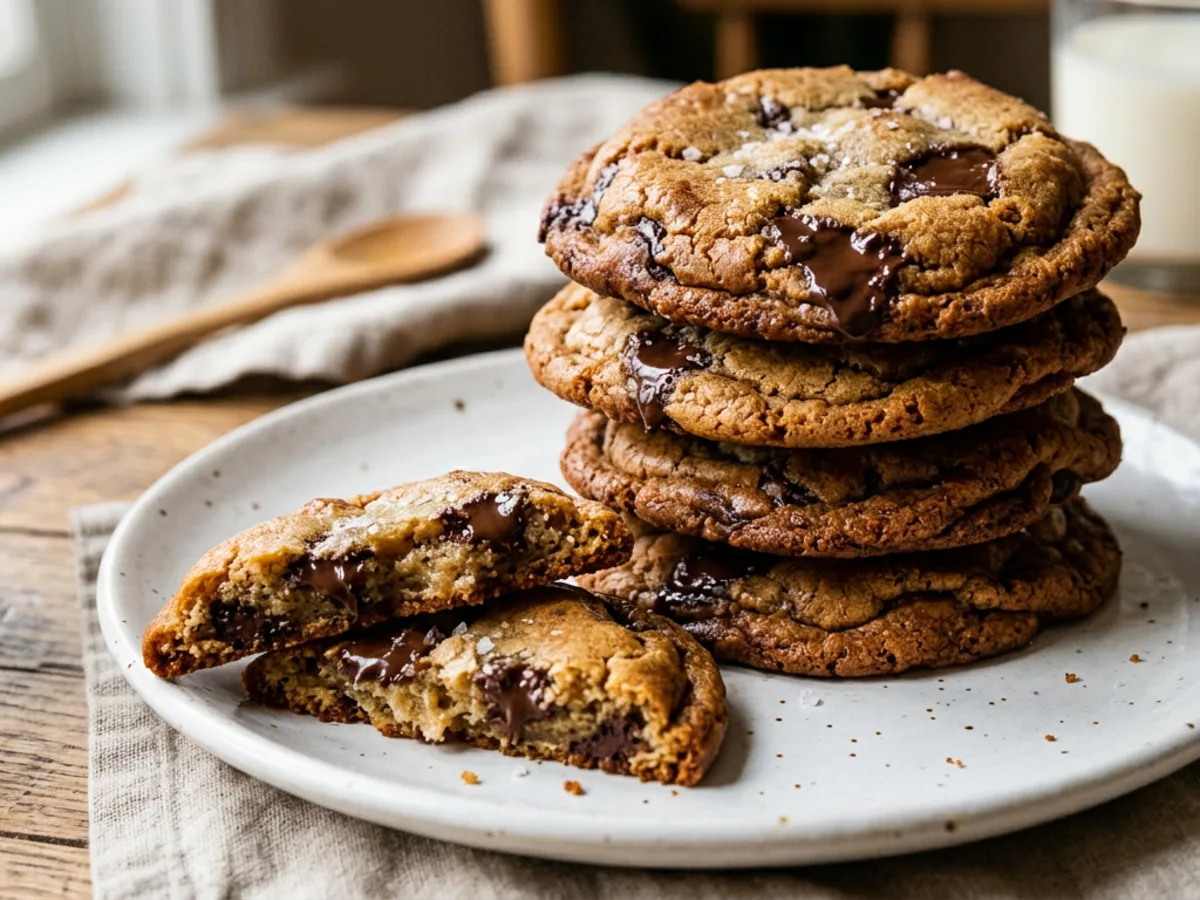 Brown Butter Miso Chocolate Chip Cookies