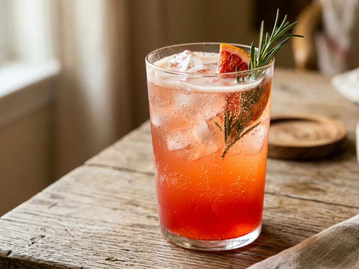 Blood Orange Rosemary Soda