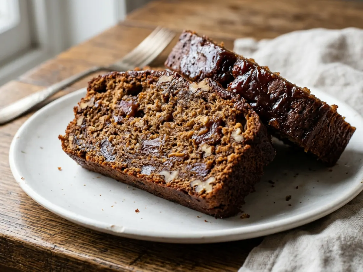 Sticky Date and Walnut Loaf