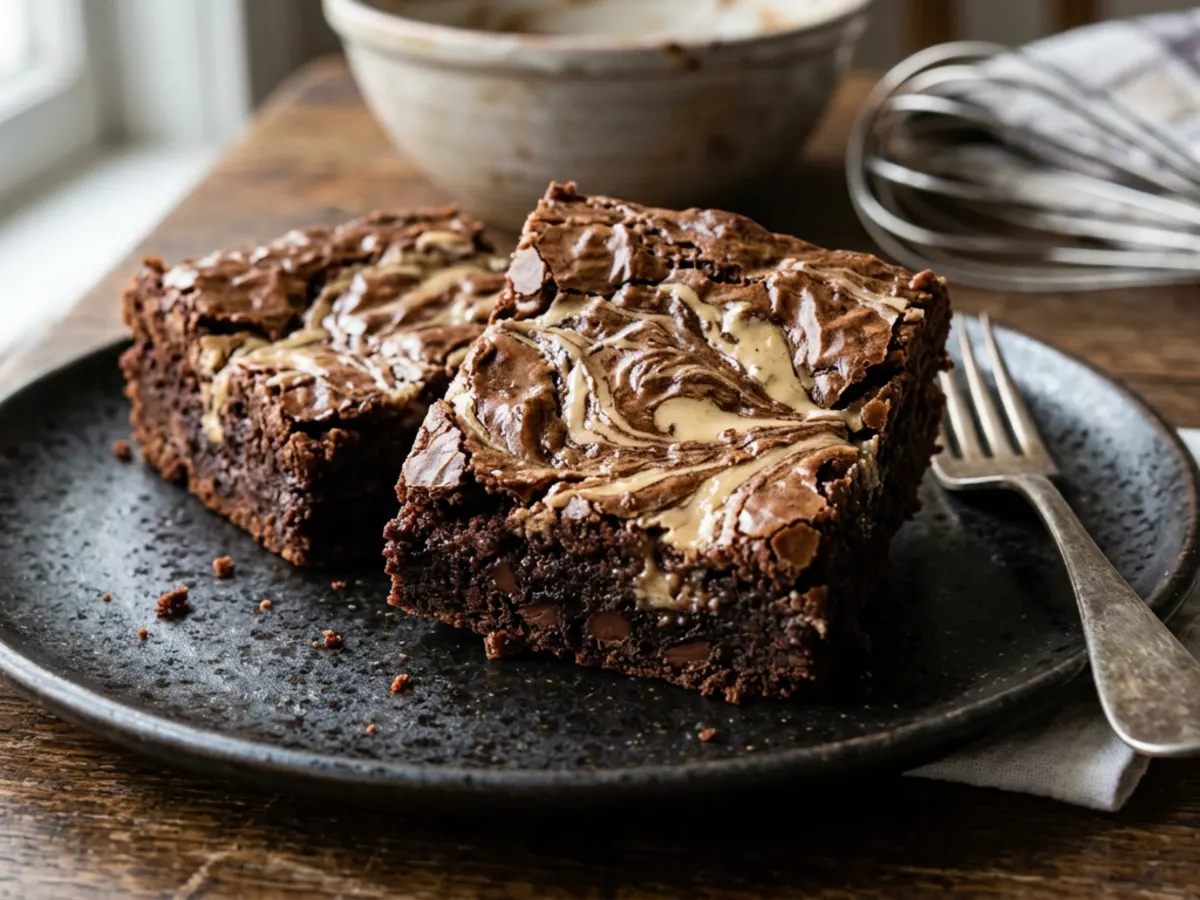 Tahini Swirl Brownies