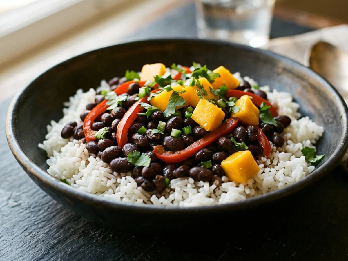 Black Bean and Mango Rice Bowls
