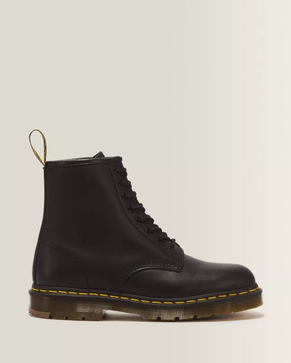 Dr Martens 1460 Slip Resistant Leather Lace Up Boots შავი