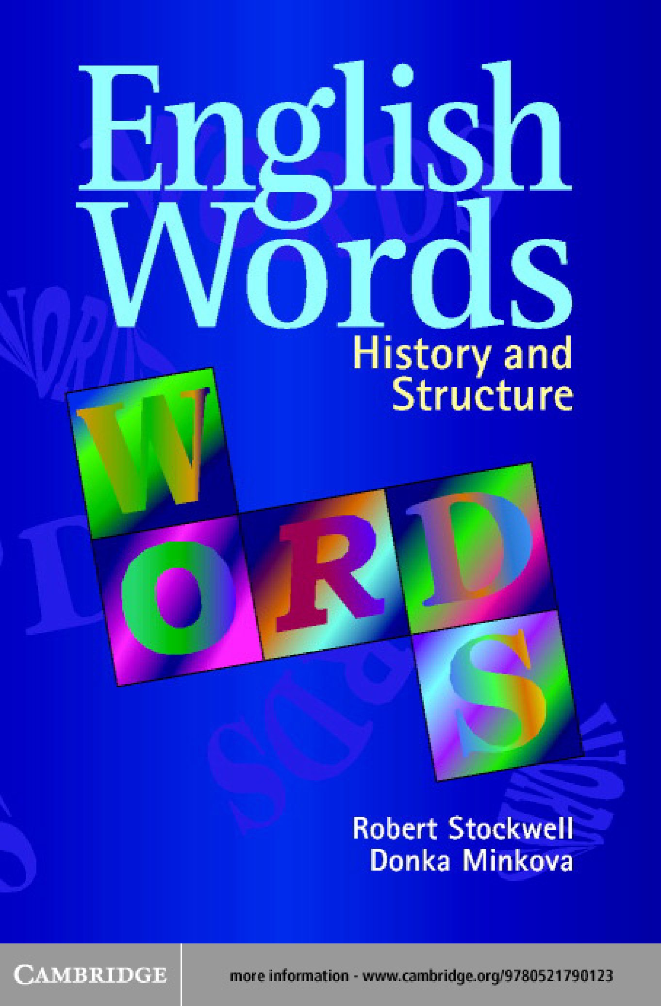 0521790123 cambridge university press english words history and structure jul 2001