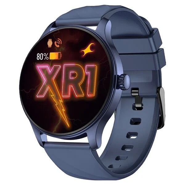 Fastrack Revoltt XR1 3.50 cm, BT Calling, Fast Charge, 100+ Sports Mode, IP68, Calculator, Fashion Smartwatch - Blue