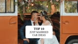 Top 10 Vintage Wedding Car Decorations: Ideas for an Unforgettable Getaway