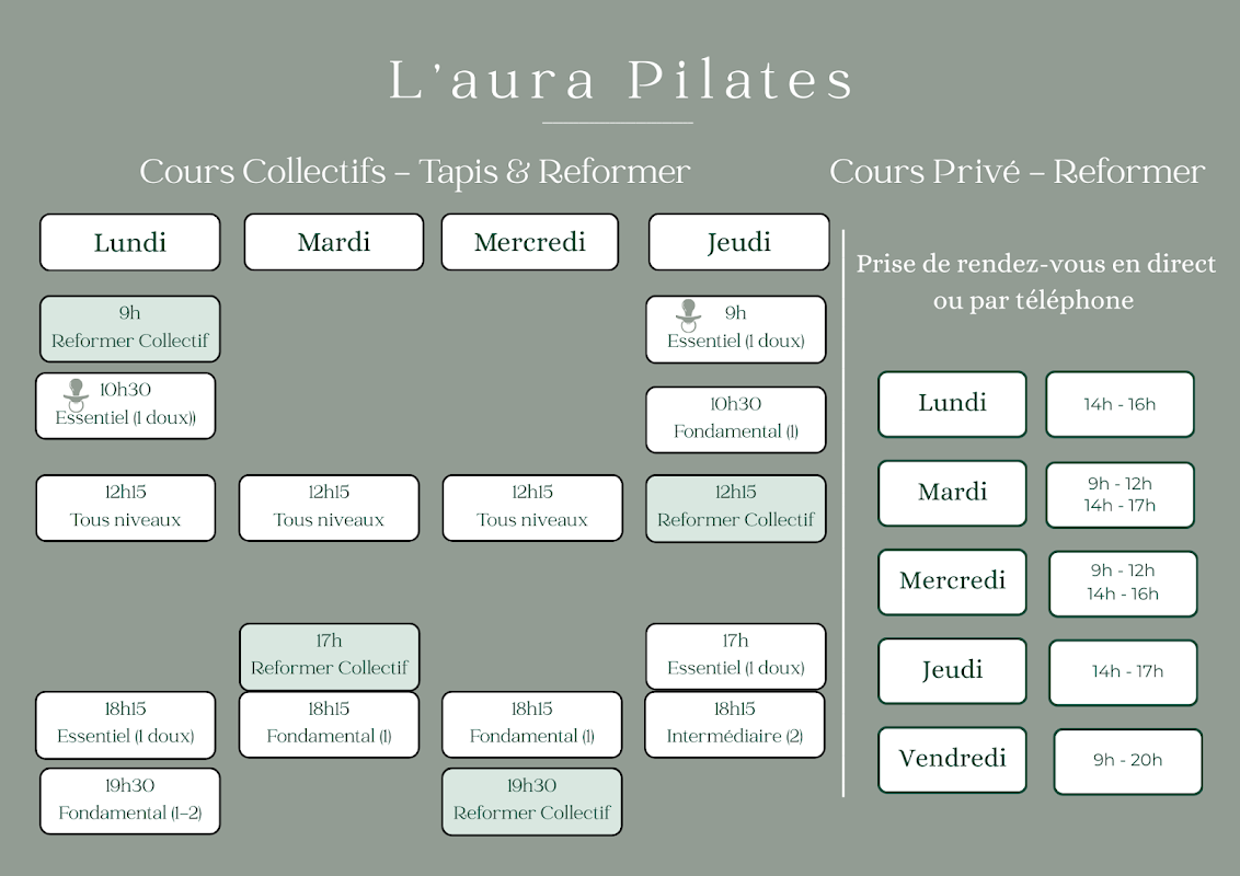 L'aura Pilates - Pilates Au Sol & Reformer — photo 3