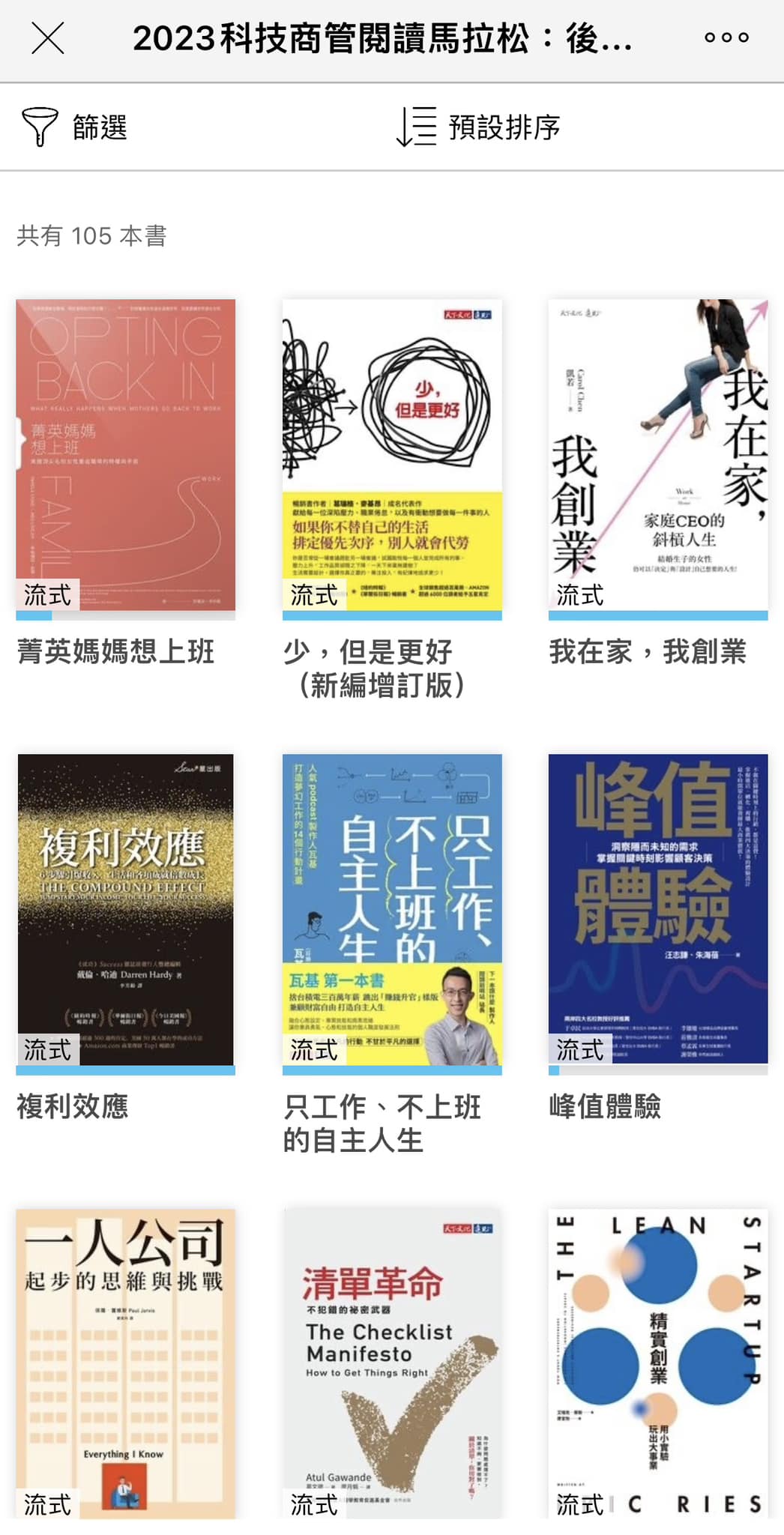 2023讀墨商管科技馬拉松書單分享：讀過78本書、推薦追加閱讀
