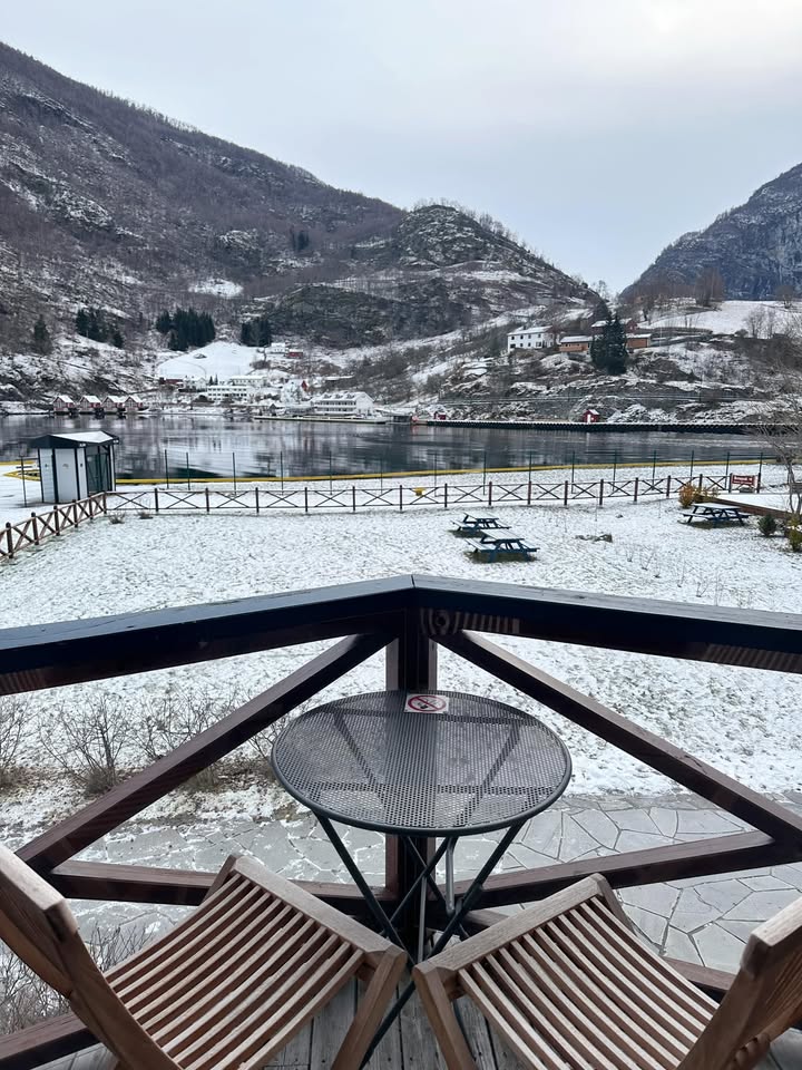 旅館房間陽台望出去的景色
