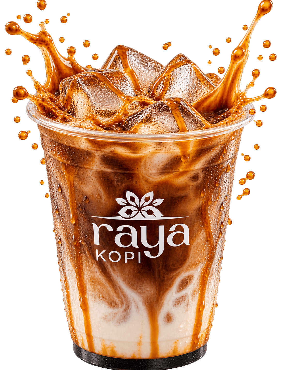 Satu cup kopi Kopi Raya yang berganti-ganti varian rasa