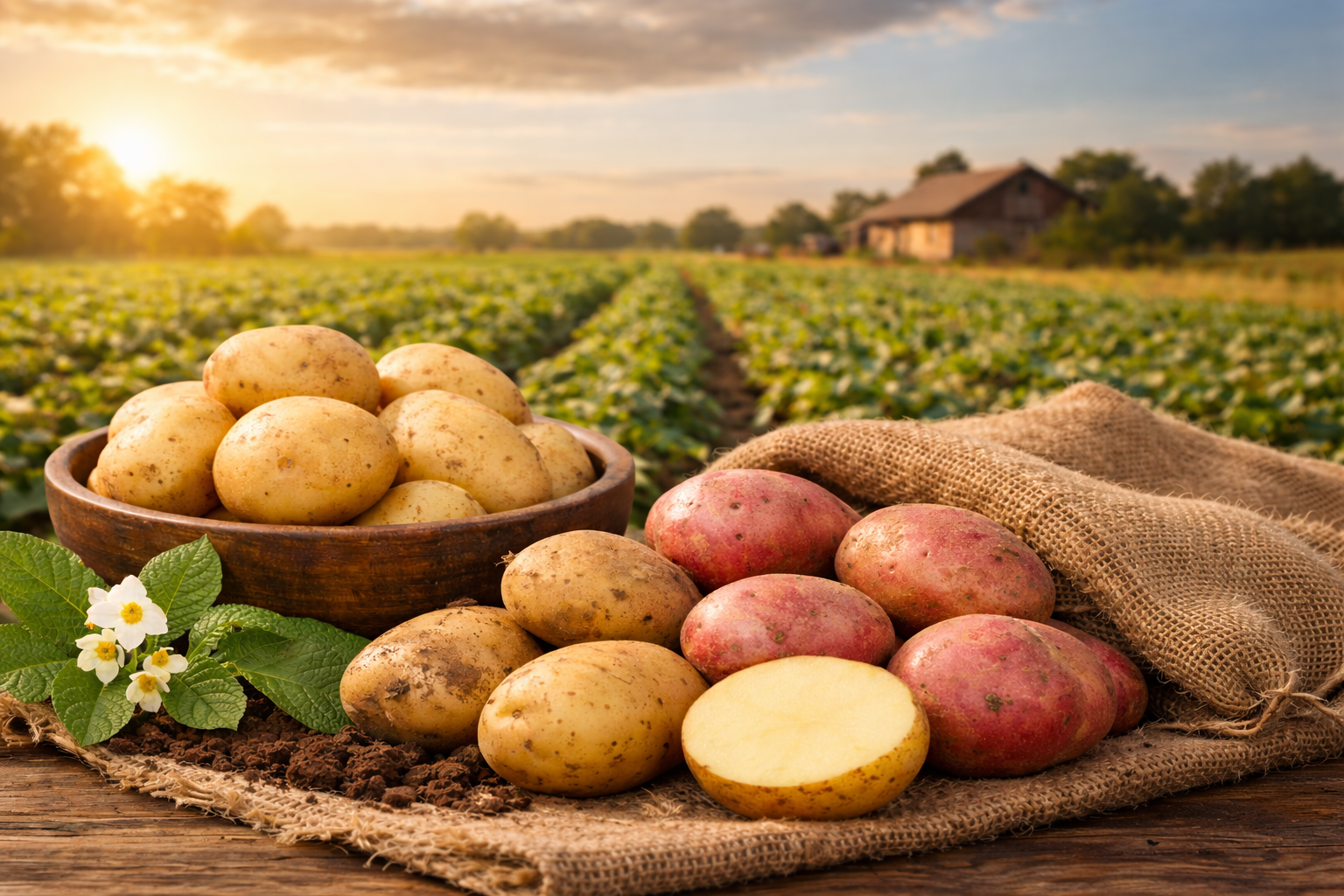 Fresh Potato Manufacturers, Suppliers & Exporters in India | Quality & Supply Chain