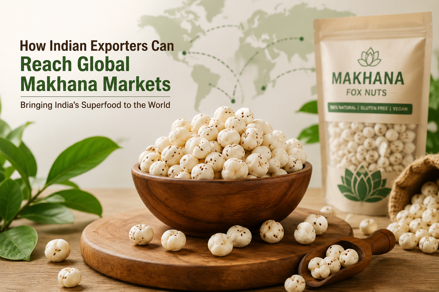 How Indian Exporters Can Reach Global Makhana Markets