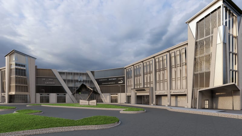 Commercial Mall Facade Development