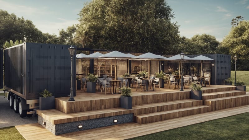 Container Food Court