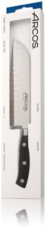 Vue 2 de Arcos Couteau Santoku Professionnel
