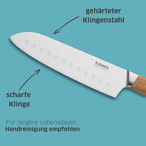 Vue 3 de Kuppels Couteau Santoku En