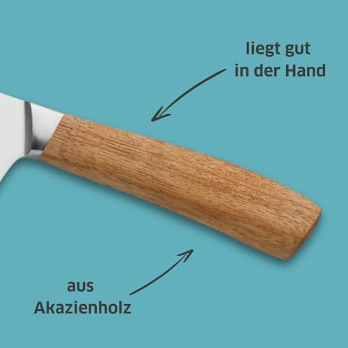 Vue 4 de Kuppels Couteau Santoku En
