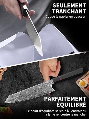 Vue 4 de Plys Kiritsuke Damas Couteau