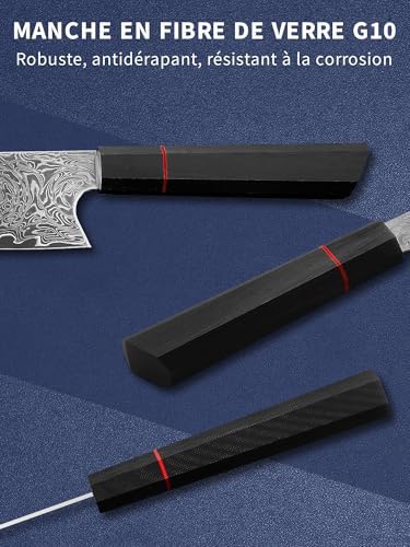 Vue 5 de Plys Kiritsuke Damas Couteau