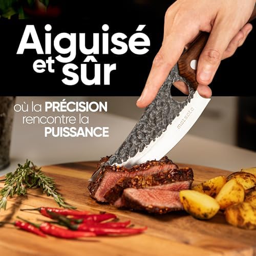 Vue 2 de Matsato Couteau De Cuisine