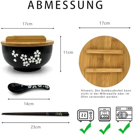 Vue 2 de Ramen Bol En Ceramique