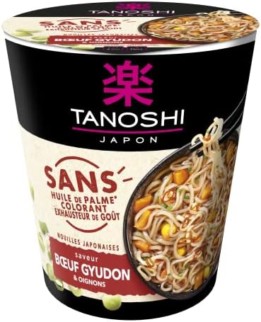 Vue 4 de Tanoshi Cup Nouilles Instantanees
