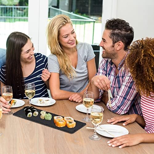 Vue 2 de Relaxdays Assiette En Ardoise