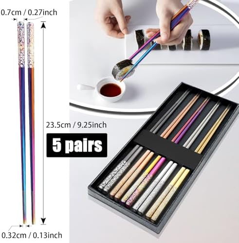 Vue 6 de Coffret Cadeau Baguettes Japonaises