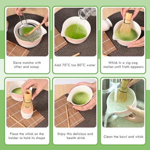 Vue 7 de Pieces Matcha Kit Ensemble