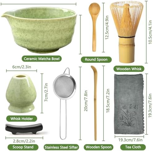 Vue 6 de Tebokhad Matcha Kit Pieces