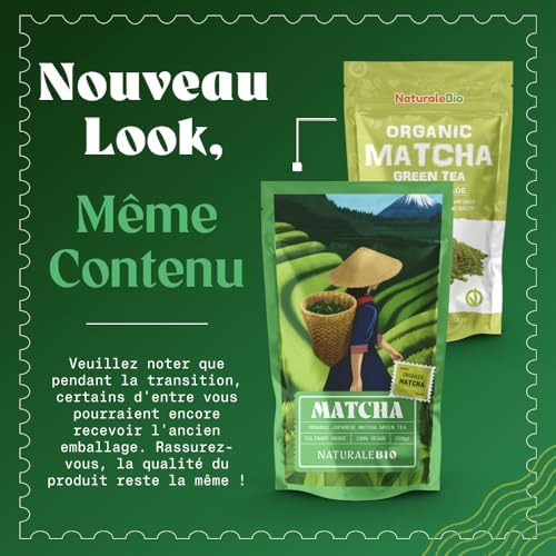 Vue 4 de Naturalebio The Matcha Bio
