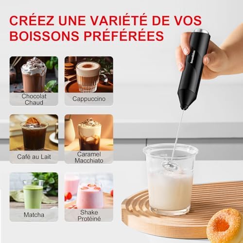 Vue 4 de Bonsenkitchen Mousseur Lait