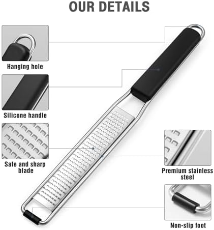 Vue 2 de Diboniur Rape Fromage Zesteur