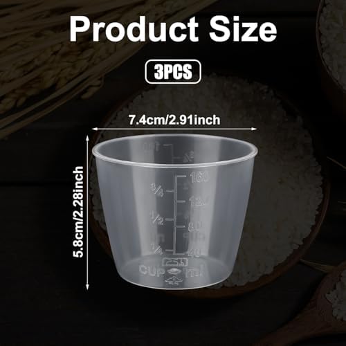 Vue 2 de Pcs Rice Measuring Cups