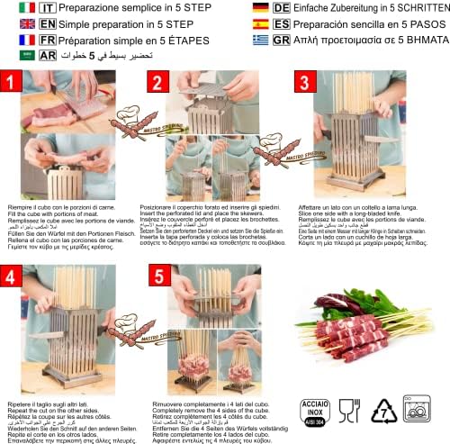 Vue 3 de Cube Fabrication Brochettes Pcs
