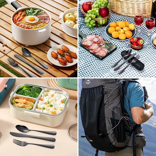 Vue 7 de Couverts Lunch Box De