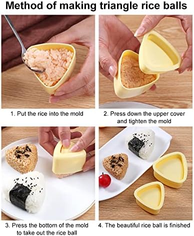 Vue 3 de Moule Sushi Triangulaire
