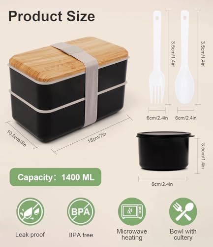 Vue 2 de Bixury Bento Lunch Box