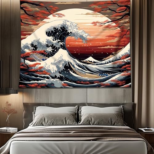 Vue 5 de Aprophic Ukiyoe Tapisserie Mont