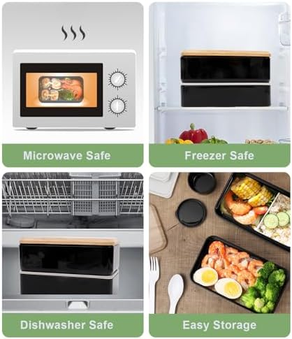 Vue 6 de Bixury Bento Lunch Box