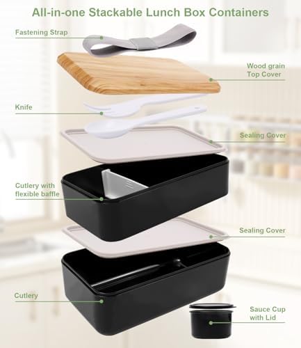 Vue 7 de Bixury Bento Lunch Box